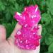 Home Decoration Natural Crystal Red Angel Aura Quartz Cluster specimens Cured Titanium Coating Quartz Cluster Stones kaixun (Size : 110-120g) - Buy Online on SooperMarket.com