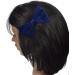 BasicSense Velvet Hair Clip for Women & Girls - 2 Pack Royal Blue | Stylish Hair Accessories for All Occasions - Buy Online on SooperMarket.com