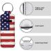 SCRAWLGOD 2Pcs Chapstick Keychain Holder - American Flag Lip Balm Holder - Buy Online on SooperMarket.com