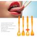 4-Piece Tongue Muscle Trainer Set - Portable Lip & Tongue Training Device for Kids | Language & Mouth Rehabilitation - Yellow - Buy Online on SooperMarket.com
