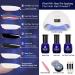 Holographic Nail Powder Set - Chrome Rainbow Unicorn Effect with Sponge Tool - 3pcs 0.04oz - Nail Art Glitter Dust for DIY Manicure - Buy Online on SooperMarket.com