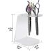 Scissors Holder for Hair Stylist | Acrylic Salon Scissors Holder - Groomer Scissor Stand Hairdresser Organizer- Clear 6 Holes Stylist Tool Rack for Barber Shop Home - Buy Online on SooperMarket.com