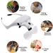 Itian Lightweight Head Magnifier Adjustable Magnifying Glass Loupe Visor Hands Free Eyeglasses Bracket/Headband Interchangeable Headset Magnifier with 2 LED & 5 Different Lenses(1.0X 1.5X 2.0X 2.5X 3.5X) - Buy Online on SooperMarket.com