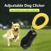 Zerodis Dog Training Clicker - Adjustable 3-Stage Sound Universal Pet Behavior Trainer for Cats & Dogs (Black) - International Shipping Available - Buy Online on SooperMarket.com