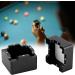 Alomejor Mini Cue Tip Chalk Holder - Magnetic Billiard Chalk Carrier Case in Black for Perfect Pool Game - Buy Online on SooperMarket.com