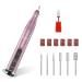 MEGACHIC 35000RPM Electric Nail Drill Cordless Rechargeable Nail File Efile for Acrylic Gel Nails Polish Professional Manicure Pedicure Tool with Nail Drill Bits Sanding Bands for Home and Salon Use