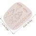 Alipis 4 Pcs Leaf Mold Baking Cakes Molds Candle Decor Candy Mold Xmas Fondant Molds Resin Molds Palm Multi-Function Fondant Mold Soap Silicone Molds DIY Clay Silica Gel White Small Cake - Buy Online on SooperMarket.com