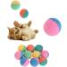 AXSWER 10 Pcs Cat Balls Soft Foam Elastic Latex Chew Ball Toy for Puppy Kitten Dogs Colorful Pet Toy - Buy Online on SooperMarket.com