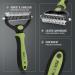 Reavet Dog & Cat Brush - Underwool & Top Hair Care for Long-Haired Breeds (Size M-L) | Massage Effect & Fur Protection - Buy Online on SooperMarket.com