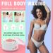 Waxing Kit for Women - MaxFlat Wax Pot with Rose Hard Wax Beans - Full Body Brazilian, Armpit, Eyebrow, Bikini, Leg Wax - Includes 20 Wax Applicator Sticks, Oil, and Silicone Bowl - Buy Online on SooperMarket.com