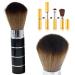 Portable Retractable Makeup Brush - Professional Black Cosmetic & Powder Brush for Travel - Buy Online on SooperMarket.com