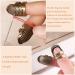Finger Protector Thimble Set - 8pcs Thimbles + 30pcs Needles for Sewing, Adjustable Metal & Leather Thimbles for Hand Embroidery & Needlework - Buy Online on SooperMarket.com
