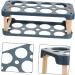 OSALADI Box Egg Carton Egg Holder Bandejas Para Comida Cutlery Tray Household Refrigerator Plastic re-usable Blue 22.3X10.1X8.9CM - Buy Online on SooperMarket.com
