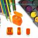 OFiSEXPT Dual Hole Manual Pencil Sharpener - 4 Pack for Students and Adults | School, Home, Office Use - 4 Colors - Buy Online on SooperMarket.com