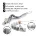 Pacifier Clips 2-Pack: Grey Binky Holder & Cotton Rope Natural Teething Holder for Baby Shower Gifts - Buy Online on SooperMarket.com