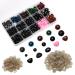 Maznyu 570PCS Premium Plastic Safety Eyes and Noses with Washers  Assorted Sizes for Craft Doll Eyes and Teddy Bear Nose  Plash Animal and Amigurumi  Crochet Toy and Stuffed Animals Craft Making