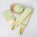Buy Cabilock Exfoliating Loofah Sponge Set - Shower Balls Mitts & Back Sponge for Smooth Skin - Light Green - Buy Online on SooperMarket.com