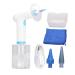 Electric Ear Removal Kit 4 Cleansing Modes Ear Cleaning Irrigation Kit 500ml with 5 LED Lights 10 Nozzle for Ear Wax Buildup Complete