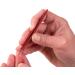 FAUDE Pointed Tweezers - Precision Stainless Steel Tweezers for Splinters Thorns & Ingrown Hairs | 10cm Red | International Shipping - Buy Online on SooperMarket.com
