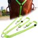 Dowoa LED horse harness horse harness horses chest strap Robust and comfortable safety equipment Best visibility when riding for visible horse (Green-2)