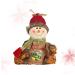 KALLORY Mini Christmas Bags Christmas Candy Bag Christmas Desktop Ornament Coffin Wedding
