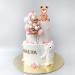 Mini Bear Cake Toppers - Gold, Pink, White Pearl Decorations for Baby Shower & Birthday Party - Teddy Bear Theme Supplies (Pink) - Buy Online on SooperMarket.com