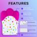 Teething Mittens and Baby Teething Toys Bundle - 5 Pack Set for Babies - BPA-Free, Organic, Freezer Safe - Pink + Purple - Buy Online on SooperMarket.com