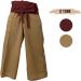 SUMALEE 2 Tone Thai Fisherman Pants for Men & Women - Versatile Yoga & Martial Arts Trousers with Pirate & Samurai Style - Buy Online on SooperMarket.com