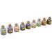 Chip Stones Set - Exquisite Colors in Glass Containers | 9 Mini Stone Bottles for DIY Projects - Portable & Versatile - Buy Online on SooperMarket.com
