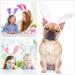 Rabbit Ears Headband Bunny Costume 3 Sets Rabbit Ears Headband and Tail Bow Tie for Adult Children Cosplay Christmas Carnival Party - Buy Online on SooperMarket.com