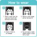 KF94 Face Mask for Adults - H.A.C PLUS Protective Mask (10 Pack) - Best Safety & Comfort - Buy Online on SooperMarket.com