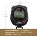 JUNSD Professional Stopwatch Timer for Sports 100 Lap Stopwatch Digital Sports Stopwatch with Countdown Timer 100 Lap Memory 0.001 Second Timing Water Resistant  Black - Buy Online on SooperMarket.com