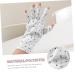 minkissy 2 Pairs Nail Gloves Touchscreen Gloves Manicure Gloves Fingerless Anti Uv Glove Uv Gloves Nails Gel Nail Gel Fingerless Gloves for Women Uv Protection Polyester Grill Lamp Pattern 24x13cm - Buy Online on SooperMarket.com