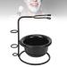 Men's Shaving Brush Holder - Dustproof Metal Holder & Portable Shaving Bowl for Men - Buy Online on SooperMarket.com