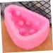 HOMSFOU Cupcakes Raclette Silicone Fondant Molds Silicone Chocolate Fondant Silicone Molds Silicone Pastry Mould Chocolate Cake Silicone Molds for Soap Fondant Mould Brownie 3D Non Stick 10.5x6.2x3.5cmcm Pink - Buy Online on SooperMarket.com