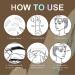 Medium Brown Eyebrow Stamp Kit | Waterproof Powder Template for Quick Makeup Application - Buy Online on SooperMarket.com