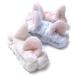 3 PCS Women Ears Headbands - Cute Make Up Plush Cat Headband Soft Stretch Fuzzy Cosplay Costume & Hair Accessories Wash Face Shower Cosmetic Cloth Headwrap Kit for Fashion Adult Women Teen Girls Kids