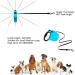 Philorn 5m Retractable Dog Leash - Flexible One-Button Blocking Non-Slip Handle Reflective & Safe for Medium to Large Dogs (Up to 50kg) - Blue Color - Buy Online on SooperMarket.com