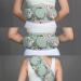 Smoke-Free Moxibustion Pocket - Portable Moxa Cone Cover for Waist Belly & Shoulder Treatment | Eco-Friendly Green Fabric - Buy Online on SooperMarket.com