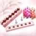 FILFEEL Professional Lipstick Mold - DIY Aluminum Alloy for Lip Balm - 6 Holes Rose Gold | eCommerce International Shipping - Buy Online on SooperMarket.com