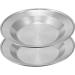 Stainless Steel Camping Utensils & Dishes Set - Tableware, Dinnerware for 2 | Cups, Plates, Bowls, Cutlery | Mesh Bags Included | Ideal for Camping - Buy Online on SooperMarket.com