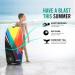 Back Bay Play 26-41 Body Board - Lightweight EPS Core Boogie Board for Beach | 33 Inch Ice Tie Dye Design | Wrist Leash Surfing for Kids & Adults - Buy Online on SooperMarket.com