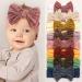 JSGHGDF Bow Hair Bands Elastic Headwear for Girl Autumn Winter Headbands Head Wraps Hairbands Hair Accessories Photography Props Deep Pink - Buy Online on SooperMarket.com