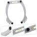 Beavorty 3pcs white outfit eye brow shaping kit eyebrow ruler mapping eyebrow line aluminum alloy - Buy Online on SooperMarket.com