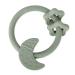 Eoopoon Silicone Baby Teething Toy  Silicone Baby Ring Teether for Babies 3 Months+  Raised Texture to Soothe Gums  BPA Free  Boys Girls Shower  Birthday  Christmas Gifts (Sage)