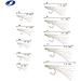 Rainbow Fish Skin Saltwater Fishing Lure Bait Rig - 10 Packs - Buy Online on SooperMarket.com
