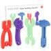 Yoolane Baby Teething Toys 4-Pack Tool Teether Toy for Babies 0-6 Months 6-12 Months Silicone Baby Chew Toys for Toddler Infant Boy and Girl BPA Free Freezable Dishwasher Refrigerator Safe A | Tools Set Style