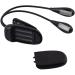 Portable LED Reading Lamp - 8 LED USB Clamping Light Flexible 360 Arm Ideal for Night Reading in Bed - Black - Buy Online on SooperMarket.com