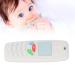 Silicone Baby Teething Toy - Mobile Phone Shaped Chew Toy (Milky White) - Buy Online on SooperMarket.com