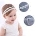 Flohayo Baby Girl Lace Headband - Soft Elastic Cotton Hair Band for Newborns & Toddlers | Perfect for Baby Shower, Baptism & Wedding Parties - Buy Online on SooperMarket.com